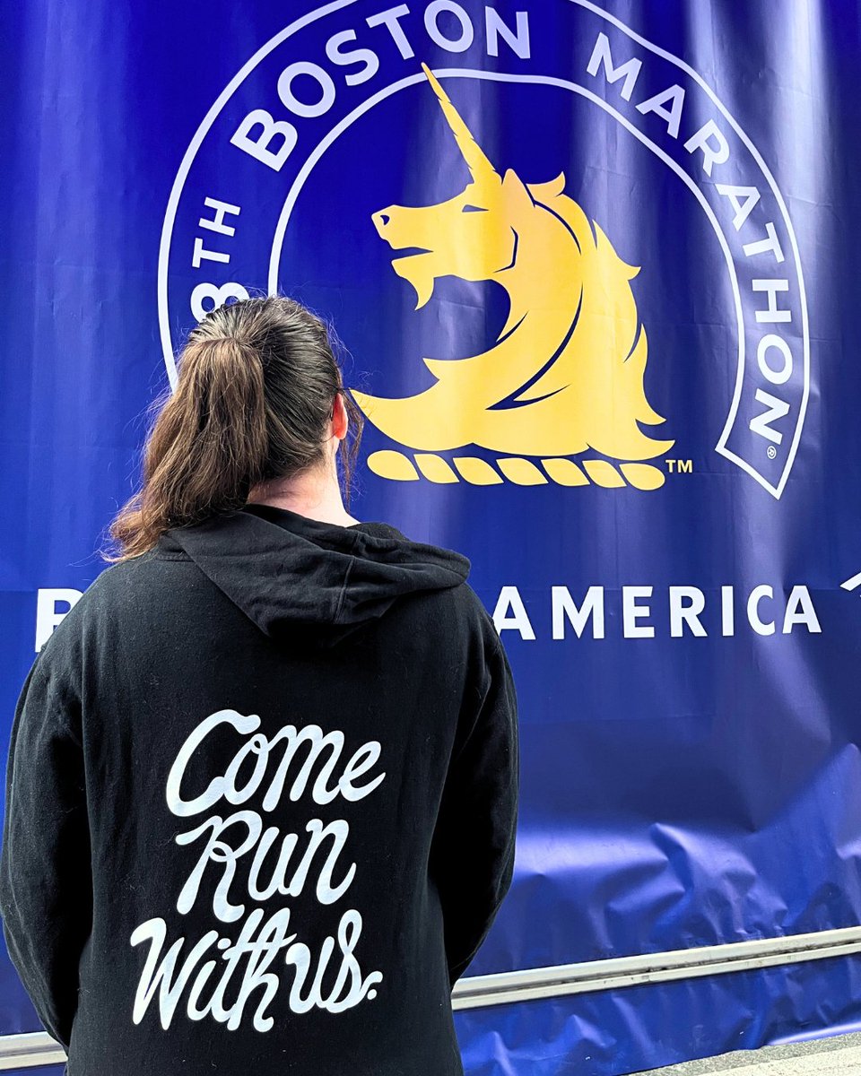 Happy #MarathonMonday! 🦄 #BostonMarathon #comerunwithus