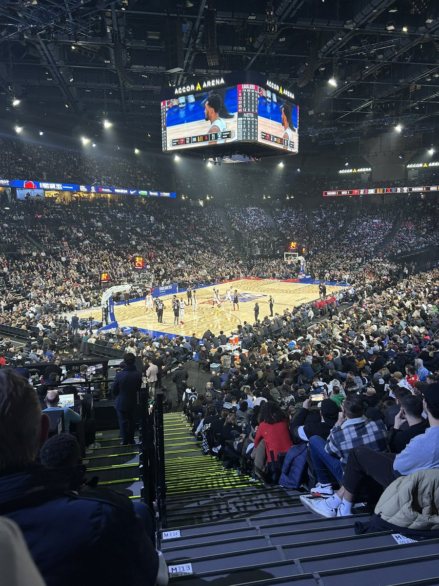 Whilst this has been the most frustrating & unenjoyable season watching on as a Nets fan. I wouldn’t change it for the world because of that trip to Paris for Nets v Cavs. Organising a #NetsWorld meet up with fans from UK, France, Poland, US and the game itself was special🫶🏻