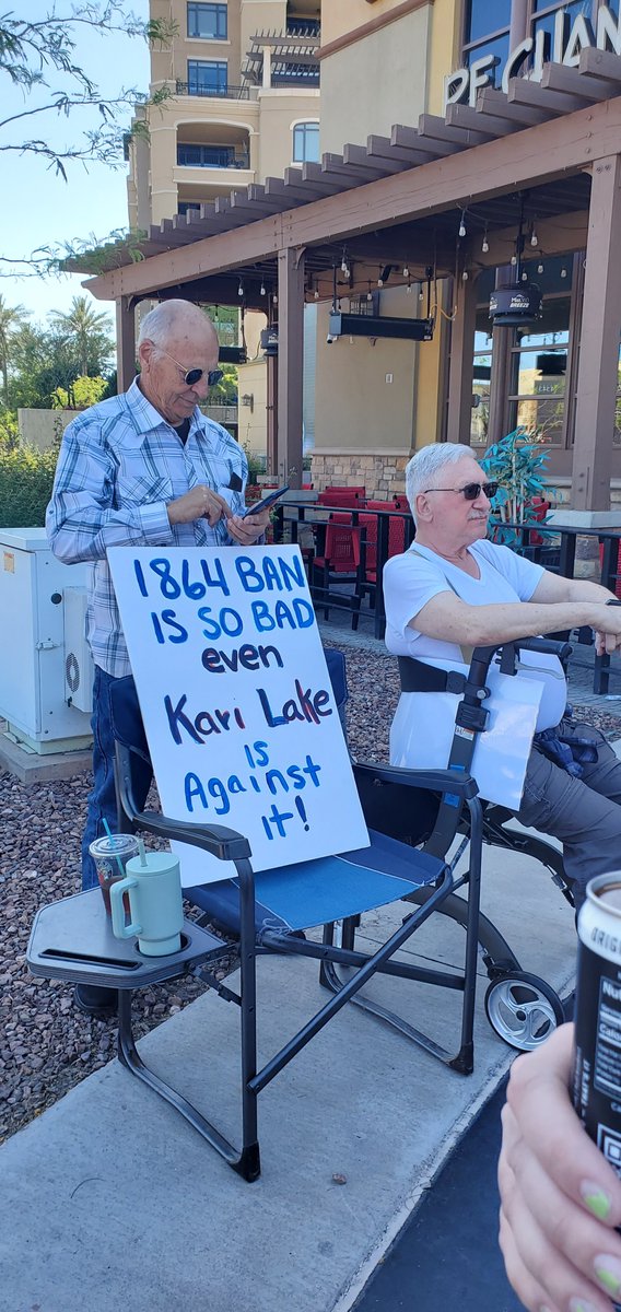 @TheRealThelmaJ1 The pro-choice rally in Scottsdale yesterday was amazing! 100s of people showed up. I got a photo for you. 

❤️

#stopthebanaz #trustwomen