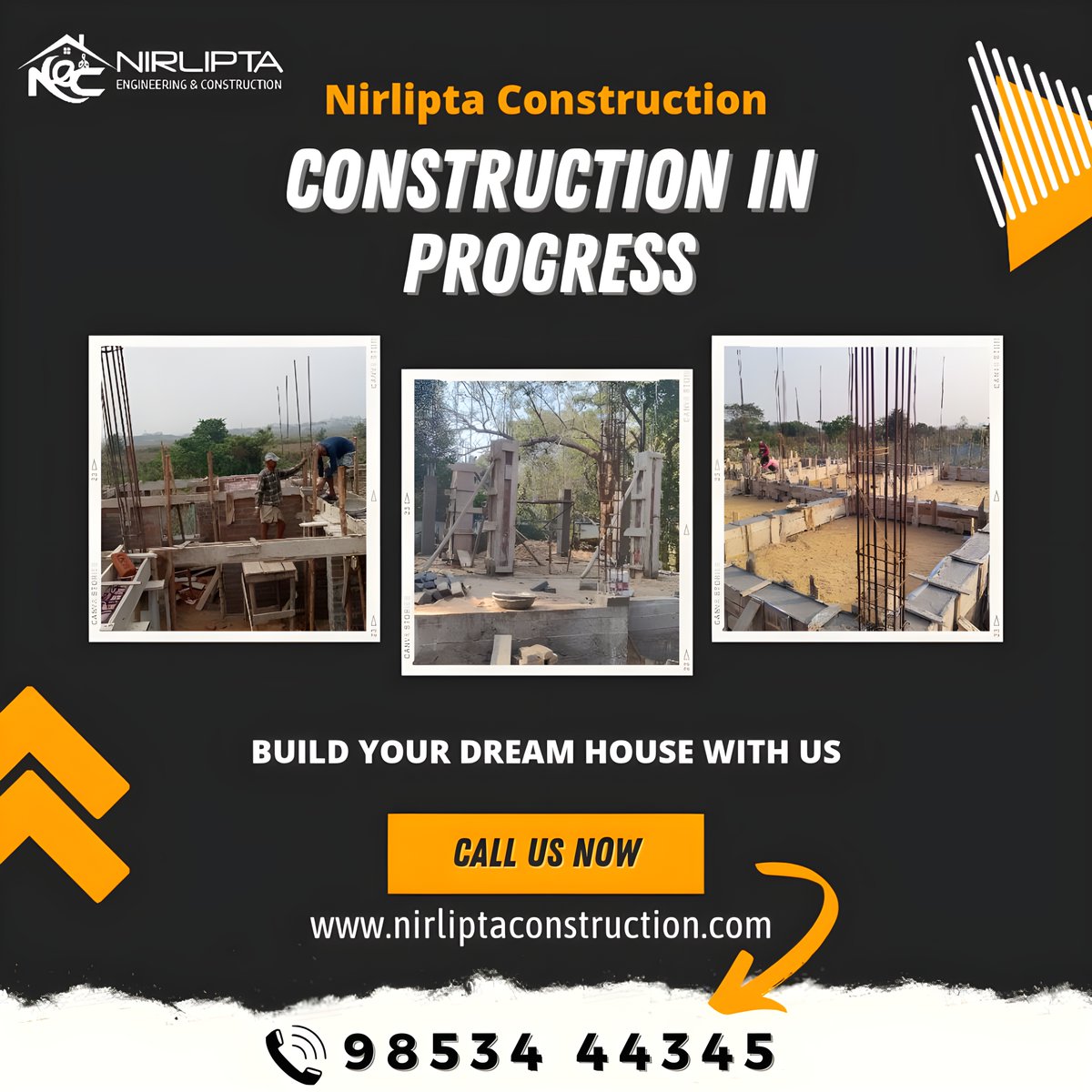 || Our new construction work is going on ||
Our skilled workers and engineers and working hard for this project. 
#ConstructionUpdate #newconstructionspecialist #Civilcontractor #constructionsite #newwork #newproject