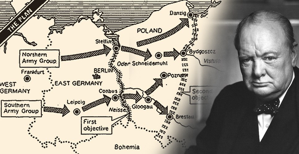 Кто хотел новой войны? Документ датированный 22 мая 1945 сообщает о плане экстренной операции «Немыслимое». Война, согласно этому плану, должна была начаться в 1945 г. внезапным нападением вои‌ск англо-американцев на позиции Краснои‌ армии.