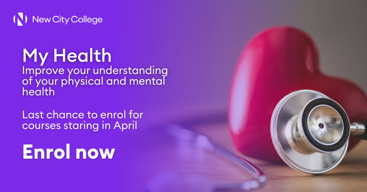 📢 Last chance to start in April! Join our Adult recruitment event on 17 April, 2024, 2-5 pm to enrol. Our 'My Health' course will enhance your understanding of physical and mental health. Key topics include Communication for health & Healthy living:eu1.hubs.ly/H08znDH0