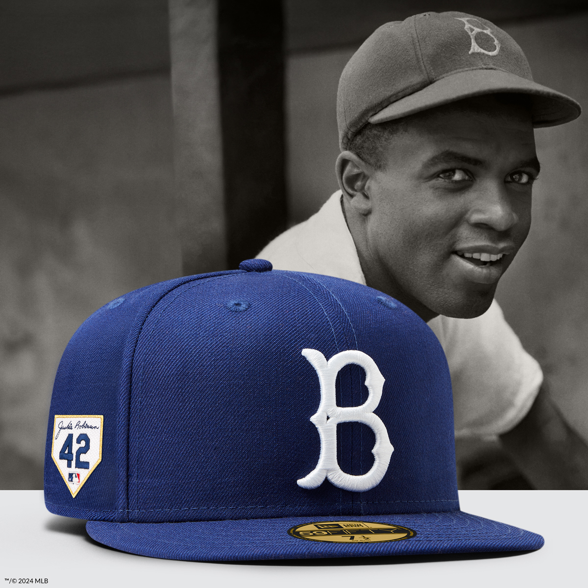 Step up to the plate and honor a true game-changer. Jackie Robinson's courage, resilience, and talent broke barriers and reshaped the game forever. Celebrate his enduring legacy with the Official On-Field Cap of Jackie Robinson Day, available now newer.ac/JackieRobinson…