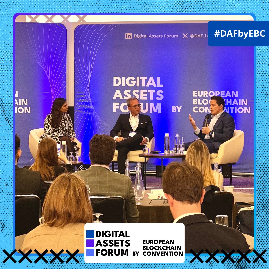 🚀Continuing with our coverage of the @DAF_London we're diving into a discussion on which digital asset investment strategies are yielding the best returns in 2024. Join us as industry experts @KavitaGupta19, @Scaramucci and @monchau share their insights #DAFbyEBC