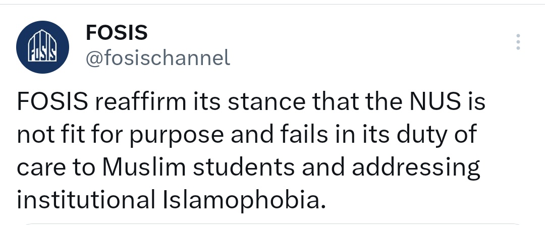 .@nusuk have you reached out to any mainstream Muslim organisations such as @fosischannel to collaborate on your panel discussion about Islamophobia at your national conference? Have you addressed the institutional Islamophobia within your ranks that came to head when you…