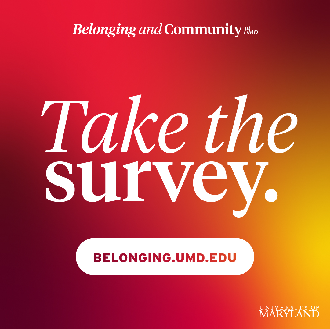 Your voice matters! ️Take the Belonging and Community Survey and help make #UMD a place where everyone can reach their full potential! Together, we can make a difference. Prizes and incentives are available: belonging.umd.edu