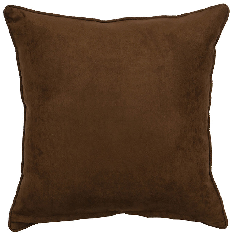 Wooded River Leather Accent Pillow with Wood Concho 261  Saddle up and transform your home with authentic western or rustic vibes. shortlink.store/mcqmobroljjr 
#WesternPassion #WesternFurniture