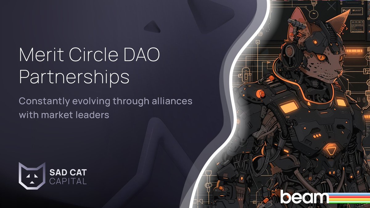 The @MeritCircle_IO DAO is ever-evolving and expanding into emerging sectors through partnerships with industry leaders. These (new) sectors include #gaming, #AI, #DePIN, infrastructure, and more. @BuildOnBeam @sophon @AethirCloud Here's four of our favorites 🎮: 1/10 $BEAM