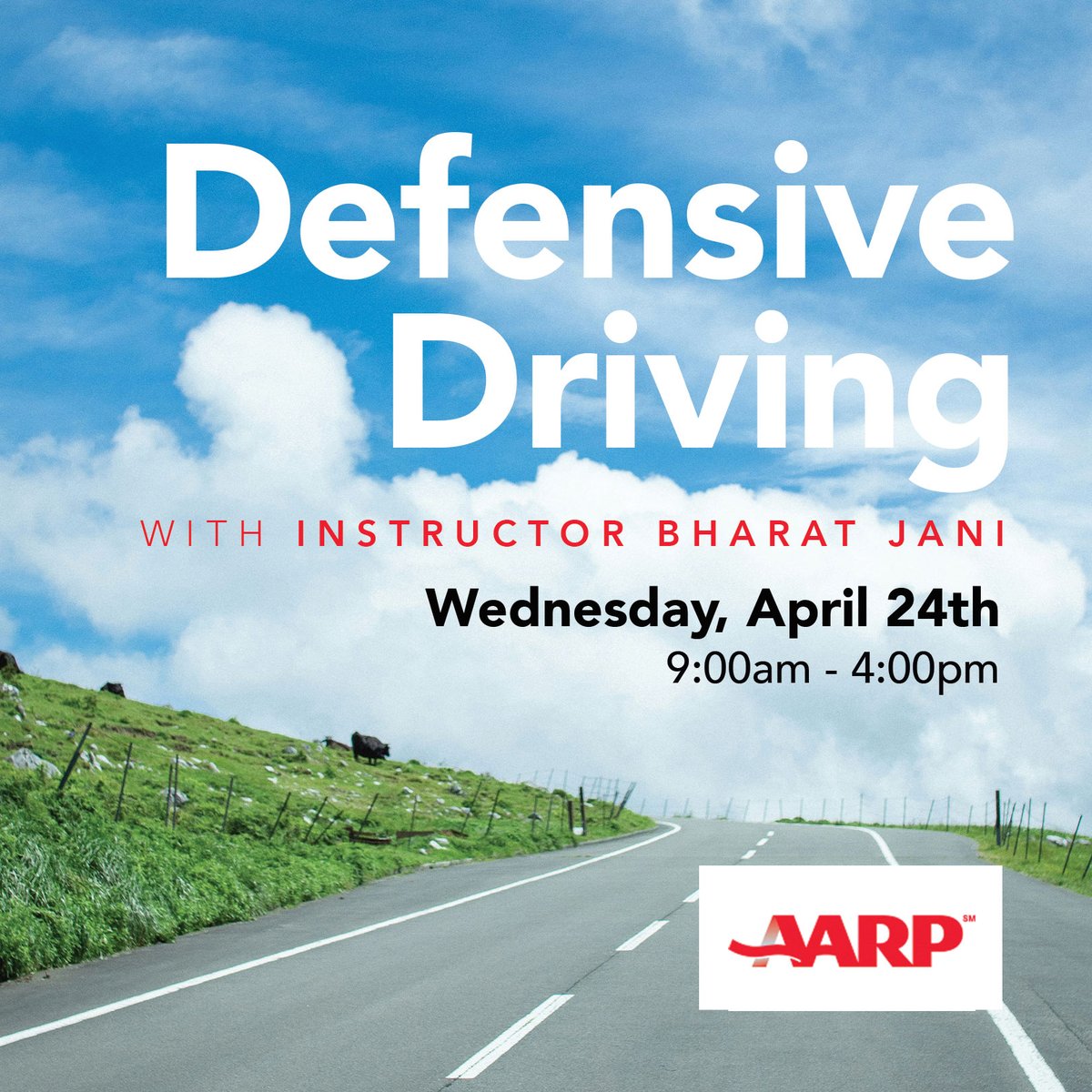 A $30 fee ($25 for current AARP members with member number written on check) is due by April 23.  Limited space. Visit our website to register. 

#AARP #defensivedriving #driving #defensivedrivingcourse #hhfl #librariesrock