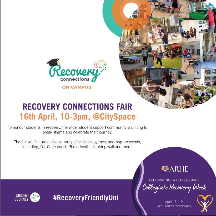 This #CollegiateRecoveryWeek, we're kicking things off with an on-site event at @sunderlanduni, with the region's first official on campus #CollegiateRecovery celebration 💜

Plenty more to come from this event, that is a long time in the making for UK students 🎓

@SupportUoS