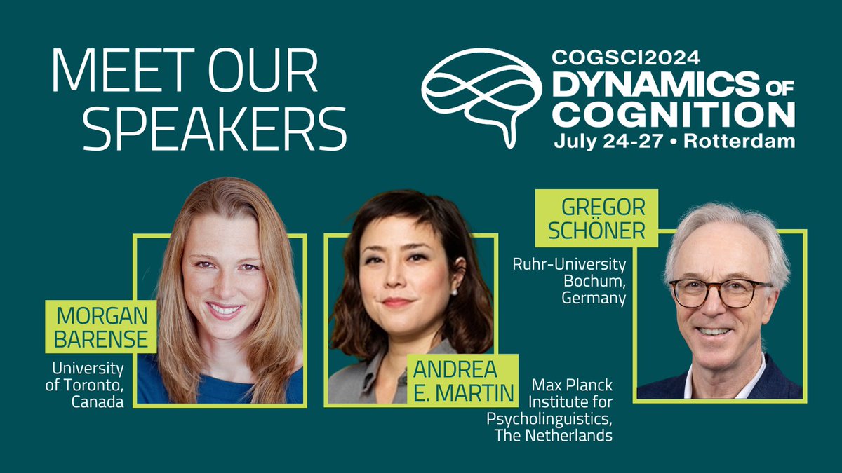 Meet the highly anticipated plenary speakers of #CogSci2024 🤩

Morgan Barense <a href="/morganbarense/">Morgan Barense</a>, a Full Professor and Canada Research Chair at <a href="/UofT/">University of Toronto</a>, is also Director of the Toronto Neuroimaging Facility, and PI of the Memory and Perception Lab at the University of Toronto. 🧵👇