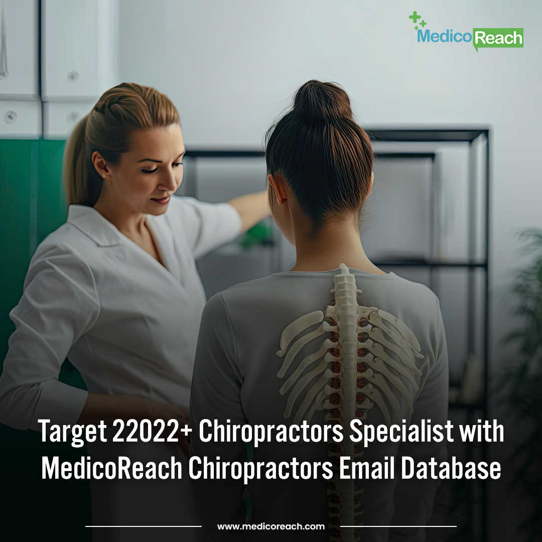 Fuel your business growth with our Chiropractors Email List. Connect with the right people at the right time and watch your business flourish! medicoreach.com/physicians/chi… #MedicoReach #ChiropractorsDatabase #ReachChiropractors #Connnecttoday