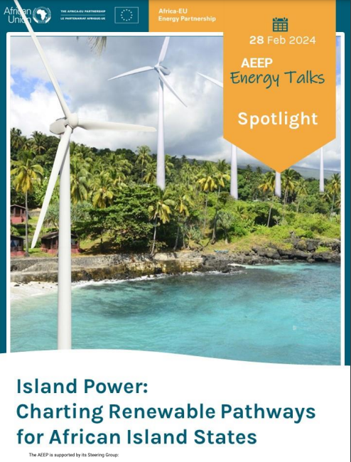 🏝️ The spotlight on 'Island Power: Charting Renewable Pathways for African Island States' is out! 🌊 Dive into the insights from the 13th @AfricaEUEnergy Energy Talks, where discussions tackled mobility, grid stability, and decarbonisation. 💡africa-eu-energy-partnership.org/publications/a…