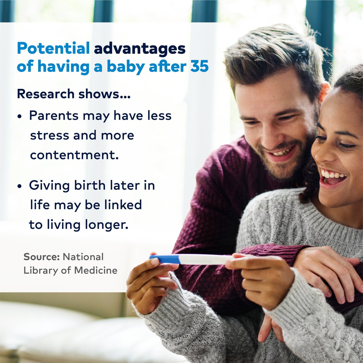 There's no set timeline for having a baby. If you're thinking about getting pregnant after age 35, you may want to consider these potential advantages and risks. Find an OB/GYN or midwife at hcamidwest.com/delivers. #HealthierTomorrows #ImproveMoreLives