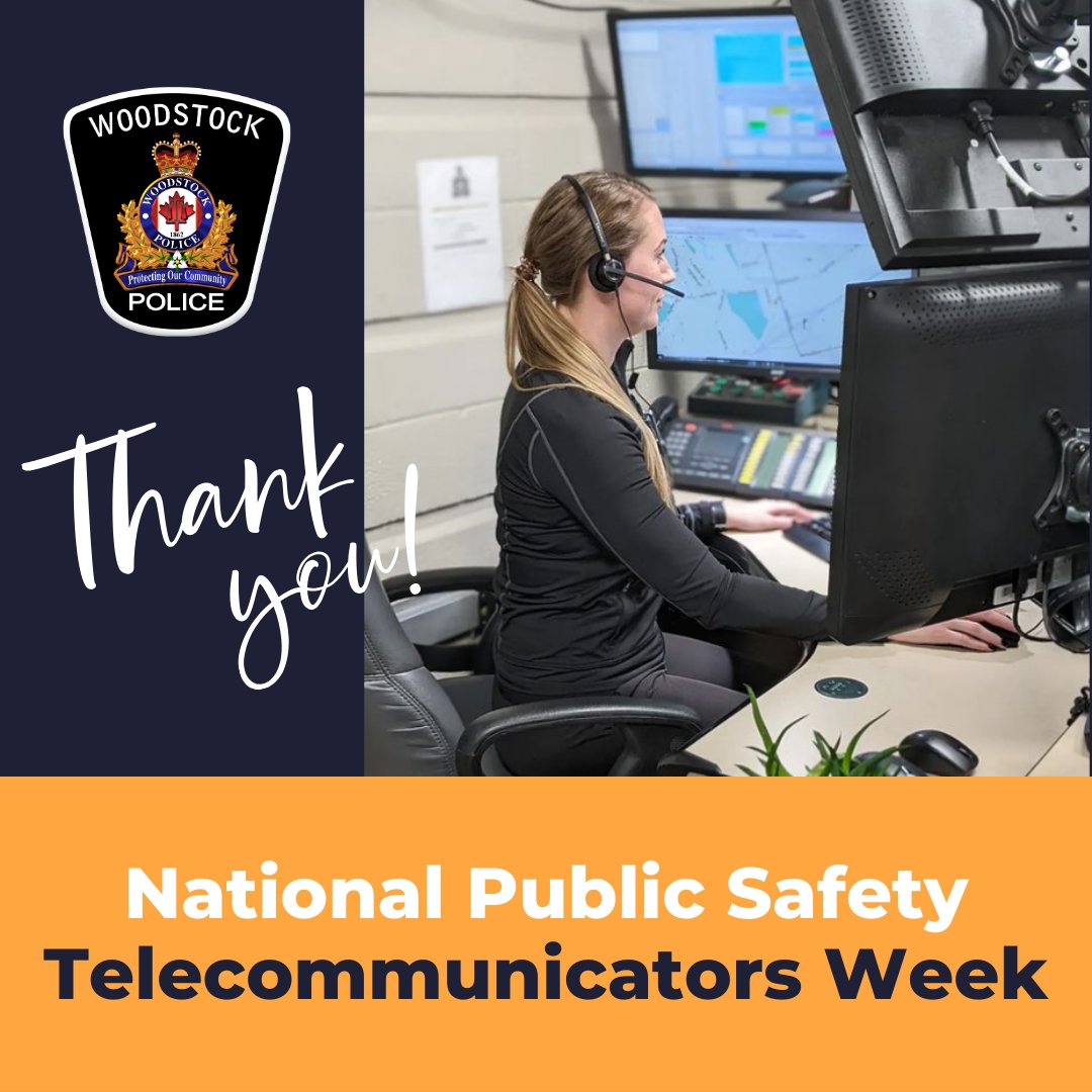 For Public Safety Telecommunicators Week we recognize & celebrate the hard work & dedication from our Communicators. They work every day to ensure our officers & firefighters are dispatched efficiently with all the info before they respond to a call. Thank you, Communicators!