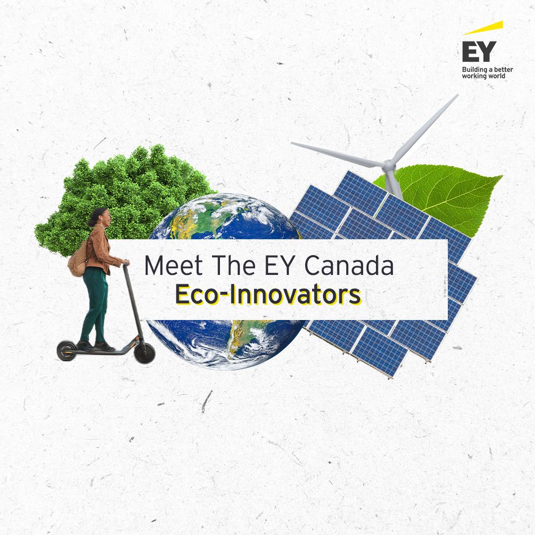 EY Eco-Innovators is a large group of energized individuals taking action to engage EY people and spark positive, personal and sustainable changes. Read how they’re making a difference here. ow.ly/SAEk30sBjak

#EYCanada #BetterWorkingWorld