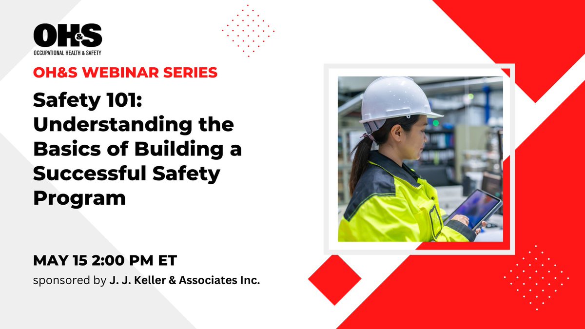 In this free webinar, discover OSHA's expectations for your business's safety programs, plans & policies, as we cover program breakdowns, industry best practices & tips for creating effective safety & health programs suitable for all professionals. ohsonline.com/Webcasts/2024/…