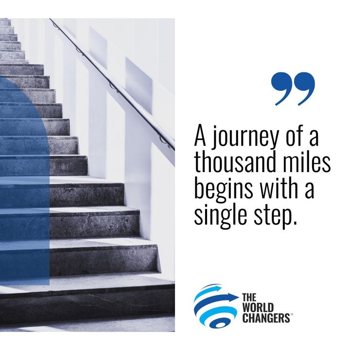 Every monumental achievement begins with a single step. 👣 #MondayReminder