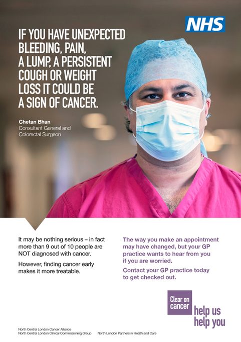 ⚡️A new or unusual symptom that is unexplained & lasts for more than three weeks could be a warning sign...

💙It's probably not #cancer, but early detection is vital to survival.

📉In 9/10 cases, cancer is ruled out after tests.  

#CancerAwareness #HelpUsHelpYou