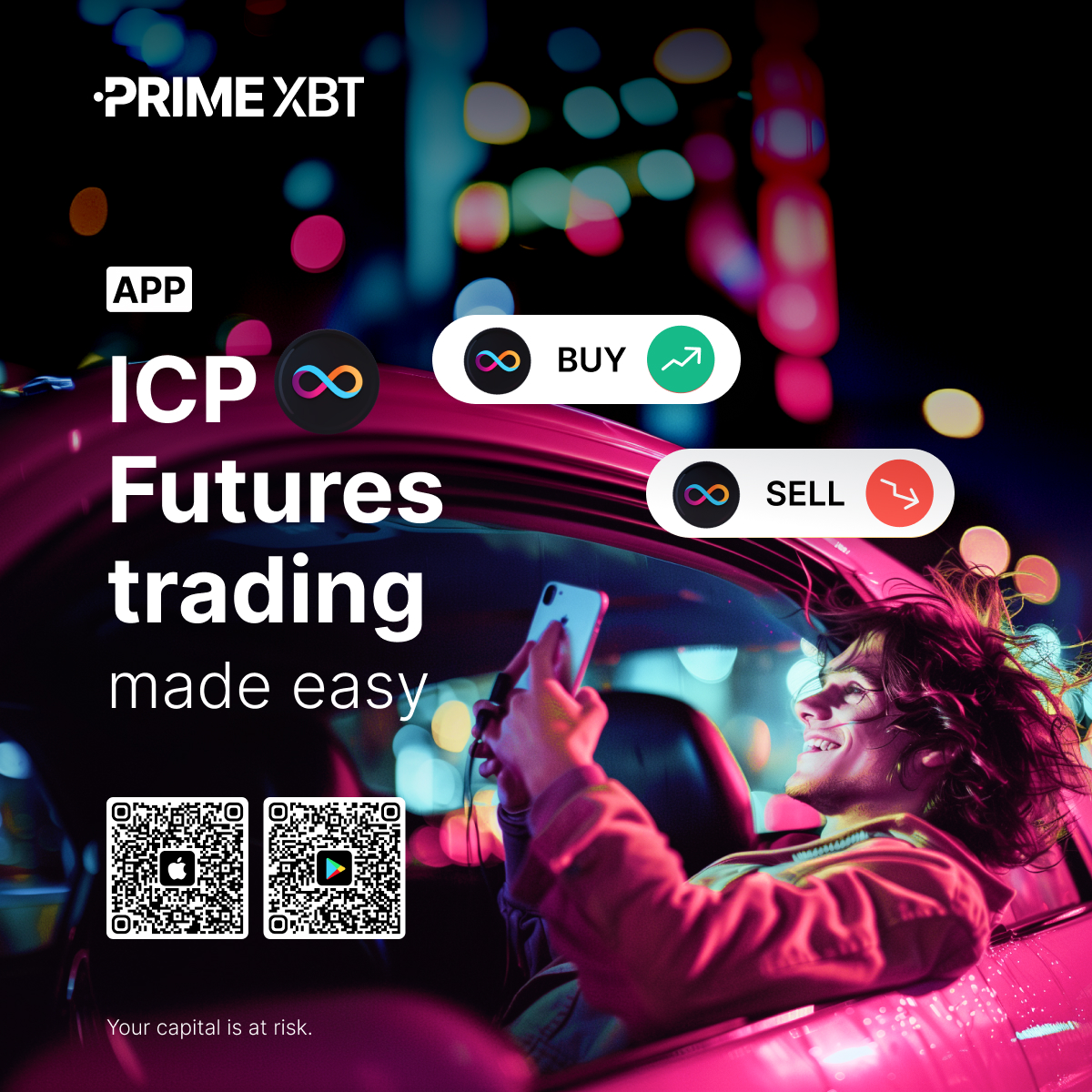 🖥️ Embrace mobility with $ICP trading on our app. Your gateway to @dfinity's explosive potential. Trade in any direction. Anytime, anywhere. 📲 Android: eng.primexbt.com/app 📲 iOS: eng.primexbt.com/iosapp