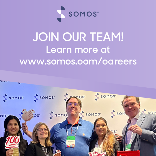 Are you ready to elevate your career? Join our vibrant team here at Somos! We're looking for passionate individuals who are ready to make an impact. Whether you're a creative genius or a tech enthusiast, we have opportunities for all! bit.ly/3mYJ5xa