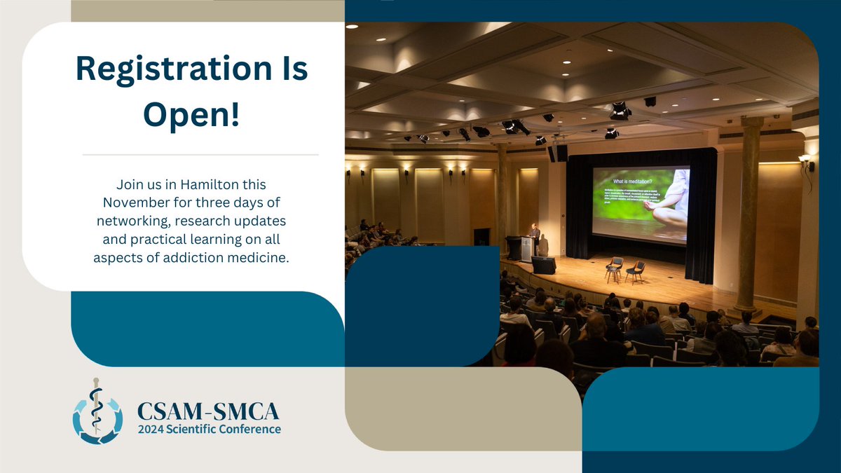 Registration is open for the @csam_smca conference! It will be held in Hamilton, Ontario, November 14-16, 2024, with the theme 'Shaping the Future Together.' Learn more: csamconference.org/registration-a…