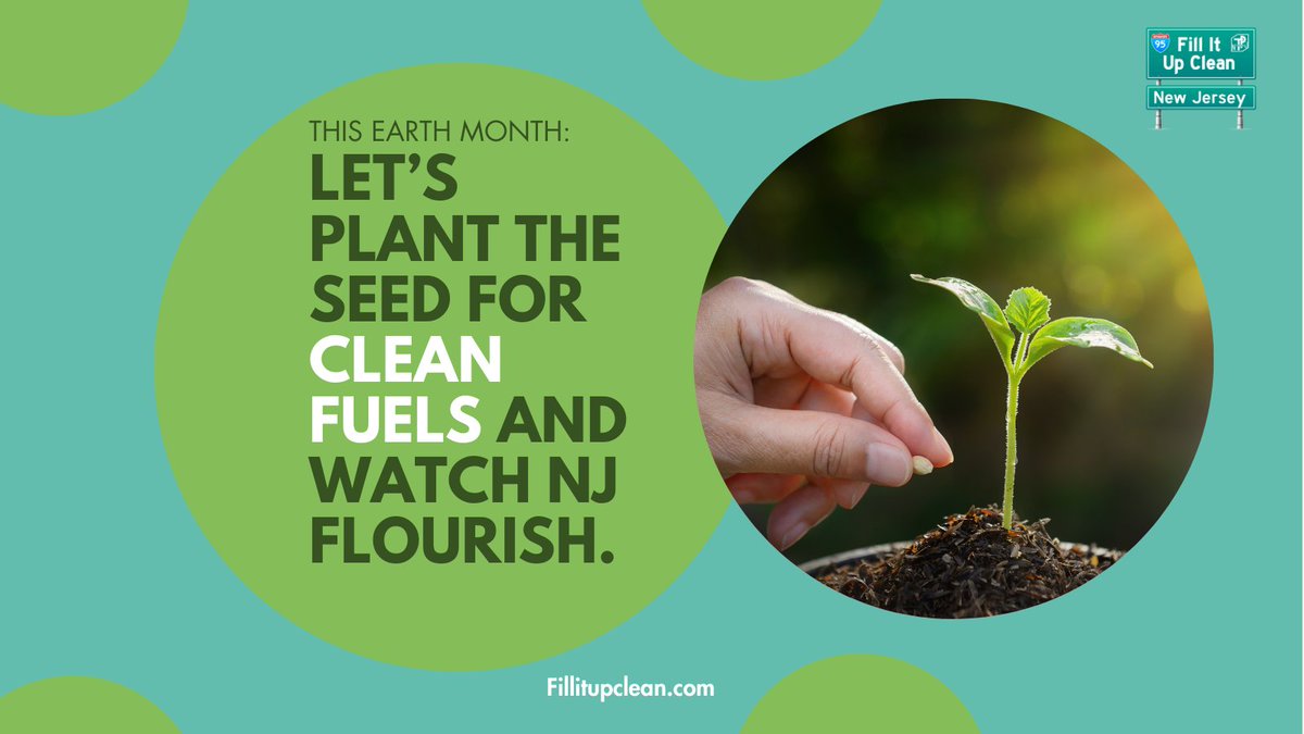 Join us in sowing the seeds for a sustainable future. This Earth Month, we're laying the groundwork for clean fuels in NJ to nurture a healthier, greener state for all. 🌱 Signup at fillitupclean.com #EarthMonth #CleanFuelsNJ #Sustainability