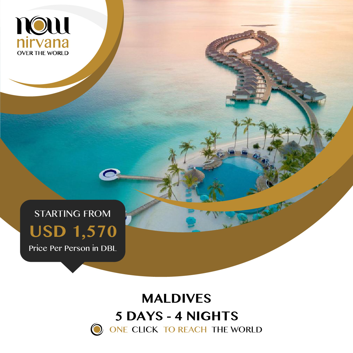 Paradise Found! Crystal-clear waters, pristine beaches, and endless sunshine. 

The Maldives is a dream come true!

Book now.

#NOW #Nirvana #NirvanaOvertheWorld #Maldives #Travel #Paradise #PristineBeaches #AdreamComeTrue