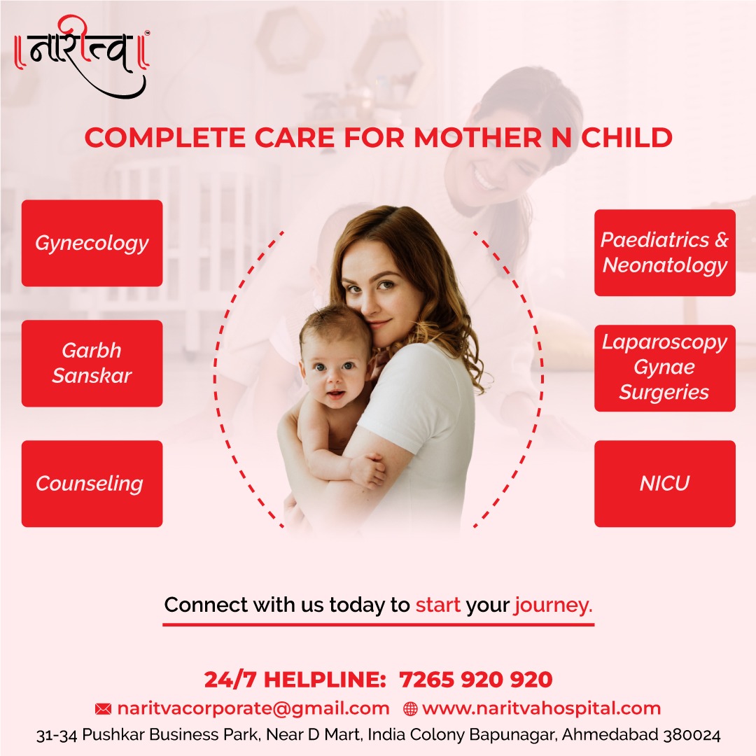 Introducing our Comprehensive Care for Mother & Child! From nurturing moms-to-be to guiding newborns, we've got you covered every step of the way.

 #MaternalCare #ChildHealth #PrenatalCare #PostnatalCare #FamilyWellness #Gynecology #Pediatrics #Laparoscopy #GarbhSanskar