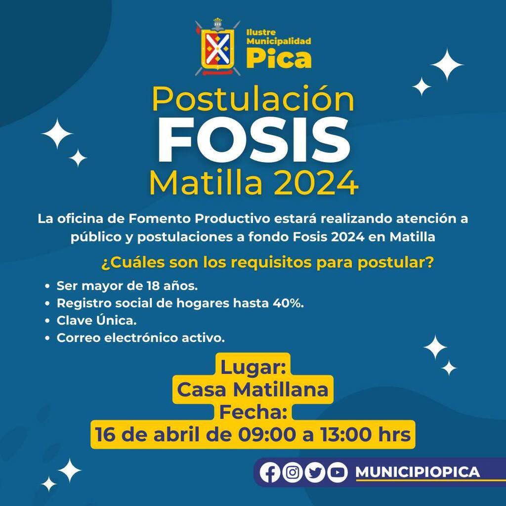 Municipalidad de Pica (@MunicipioPica) on Twitter photo 2024-04-15 14:03:56