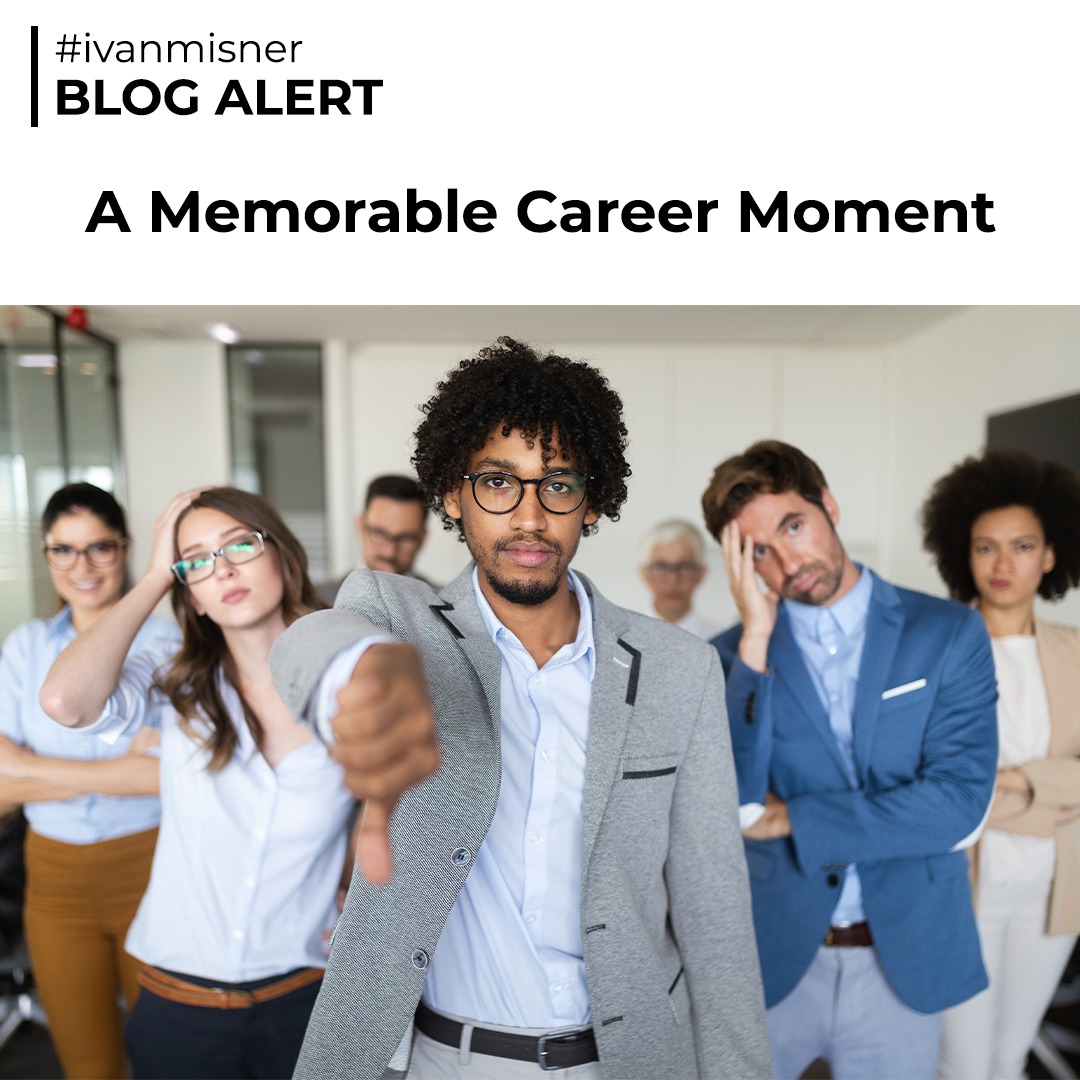 During an interview for Medium.com, I was asked, “What is one of your most memorable career moments? I share my answer about what could have been the worst day of my career, and what I did may just help it to be one of the best days. 

bit.ly/4aMiFY8