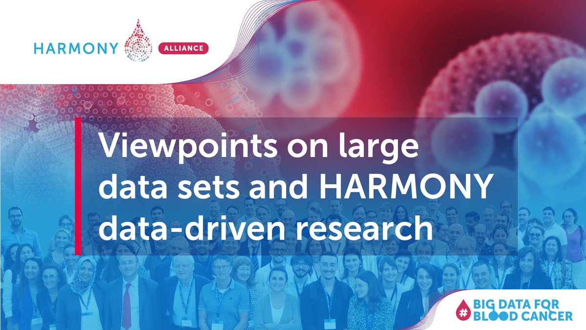 WORKING WITH LARGE DATA SETS FOR DATA-DRIVEN RESEARCH?: We asked our valued partners to share their vision/experience -> 7 years of intense collaboration: bit.ly/46sLBmm
#bigdataforbloodcancer #PublicPrivatePartnership #bigdata #hematology #bloodcancerresearch