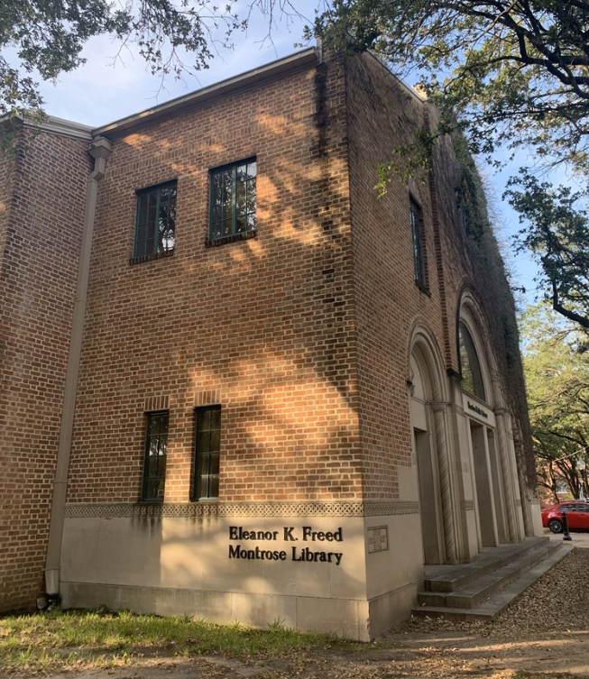 houstonlibrary's tweet photo. Join us in an hour for the REOPENING of the Eleanor Freed-Montrose Neighborhood Library! Enjoy story time, crafts, giveaways, and don't miss your chance to sign-up for our limited-edition MYLink library card! #Montrose #ILoveHPL #LibraryReopening #WelcomeBack #CommunityLove 📚❤️ https://t.co/enzTrbznlG