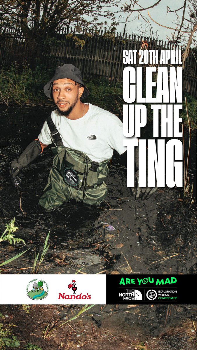5 days to go until the BIGGEST clean up event Barking &amp; Dagenham has ever seen!

Saturday 20th April 2024 eventbrite.co.uk/.../clean-up-t…...

Come along to meet local, like-minded people who want to do good and help protect the environment

Lunch, refreshments + equipment all provided