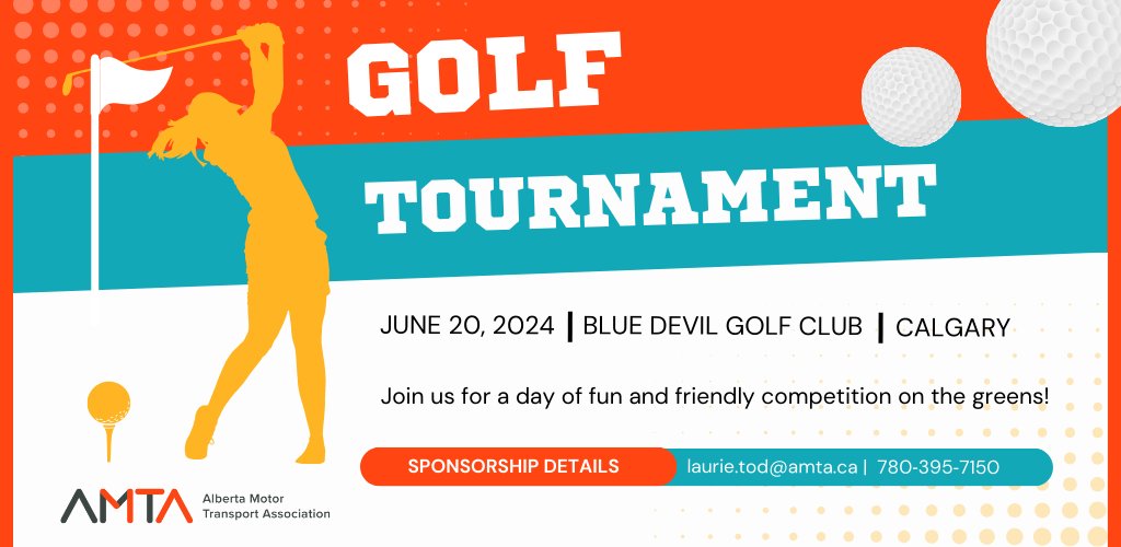 It's time to dust off your clubs! AMTA's annual golf tournaments are back this June! Join us at Blue Devil Golf course in Calgary on Thursday, June 20. Register yourself or your team now: ow.ly/ySWJ50Rg9xo. Interested in sponsoring the event? Email laurie.tod@amta.ca.