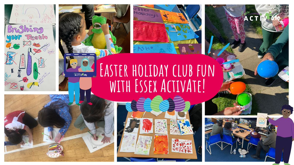 Over 230 #Easter holiday clubs welcomed thousands of children & families across #Essex and #Thurrock! 🐣 Our fantastic club providers offered a wide range of engaging & fun activities to support young people's skills & wellbeing! #HAF2024 Read more: activeessex.org/children-young…