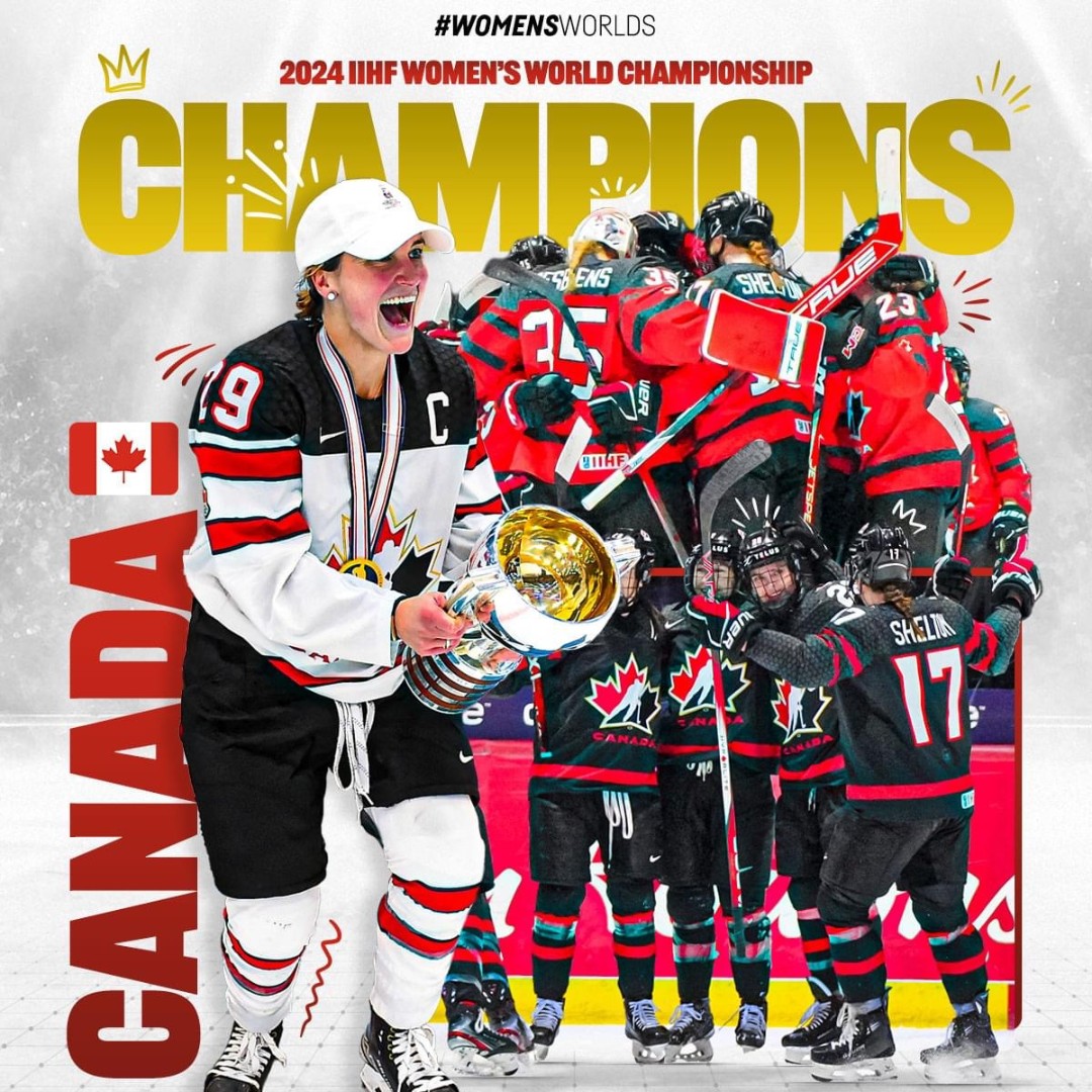 Congratulations to the 2024 World Champions!

Westrum Timbermart - the parts, the tools, the smarts

#shoplocal #proudlycanadian #IIHF #worldchampions #gocanadago