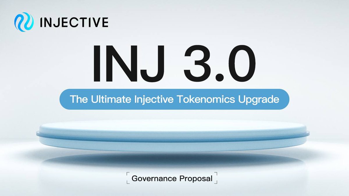 INJ 3.0 is coming to Injective to bring the ultimate upgrade to Injective tokenomics, making $INJ the most deflationary asset to date. The new proposal would directly reduce the supply of INJ at a rapid rate. The gov discussion is now live on the Injective forum.