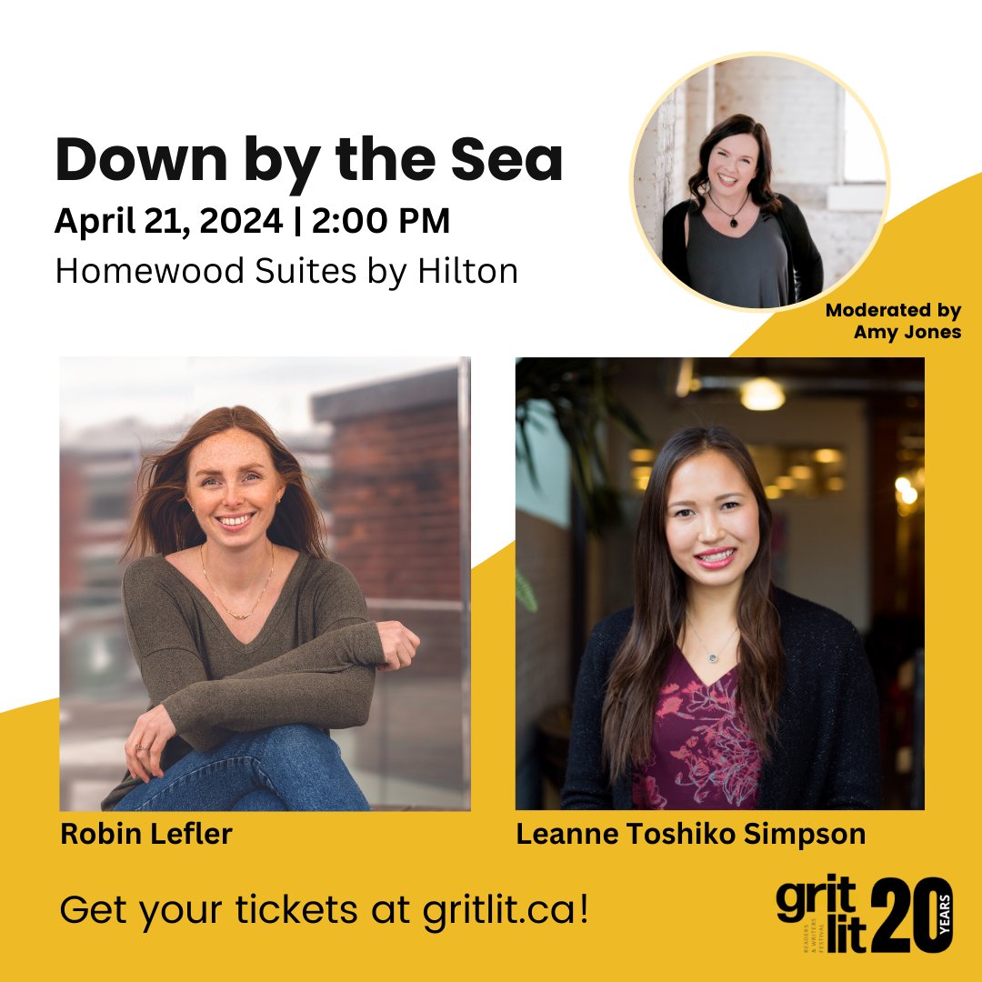 With heartfelt humour, swanky resorts, shipwrecks, seaside weddings, and more, let authors Robin Lefler (Not How I Pictured It) and Leanne Toshiko Simpson (Never Been Better) immerse you in their tropical tales ... just ahead of summer! Get tickets at gritlit.ca.
