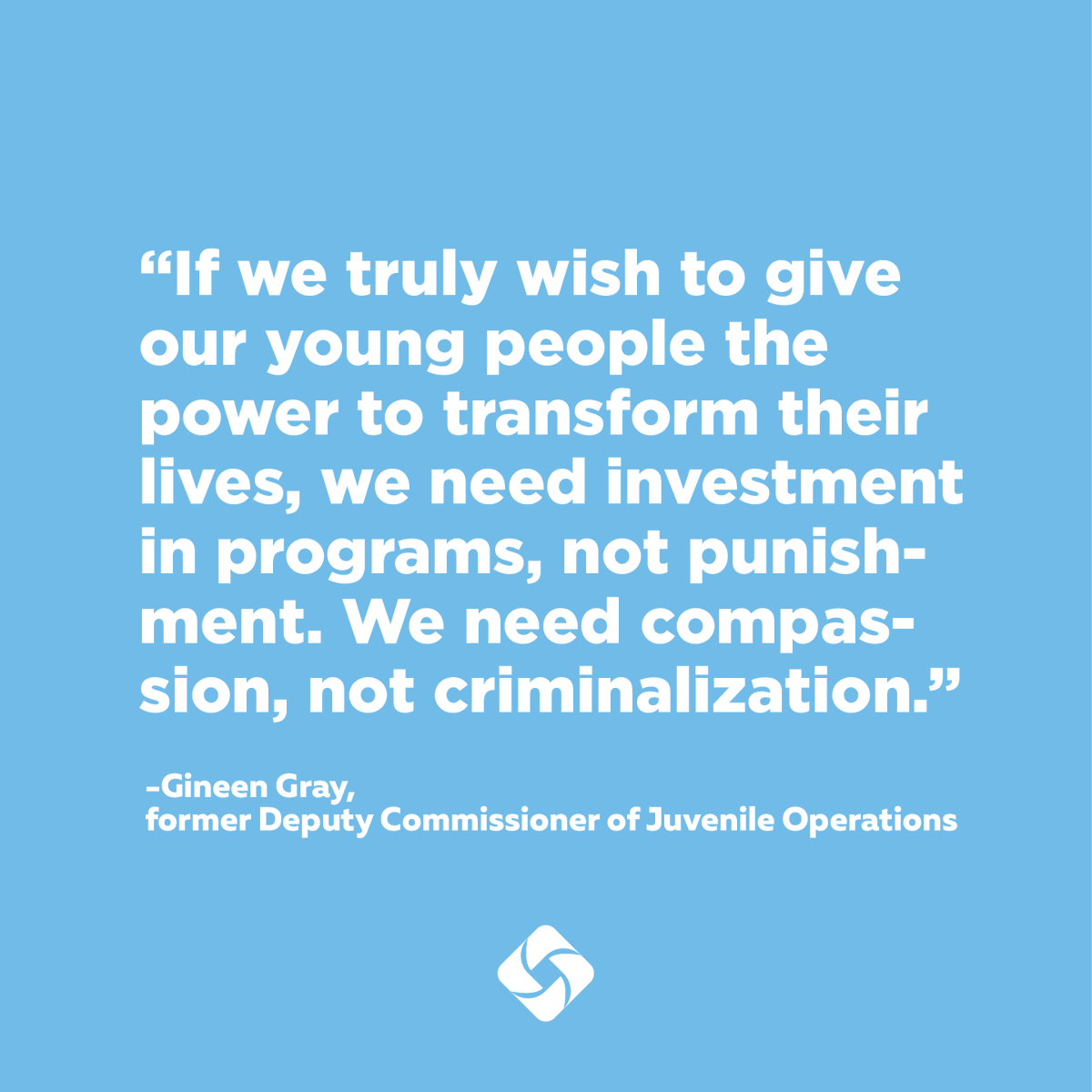 Recidivism rates drastically plummet with alternatives to incarceration. Programs and compassion help both our youth and our criminal legal system.