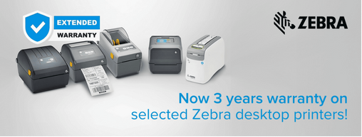 Zebra's desktop label printers have always provided users with reliable service over the course of their working lifetime but with Zebra’s new 3-year warranty they now provide even greater value for money.

More info here: tinyurl.com/ZD3YR

#Labelprinting #Printers #WMS