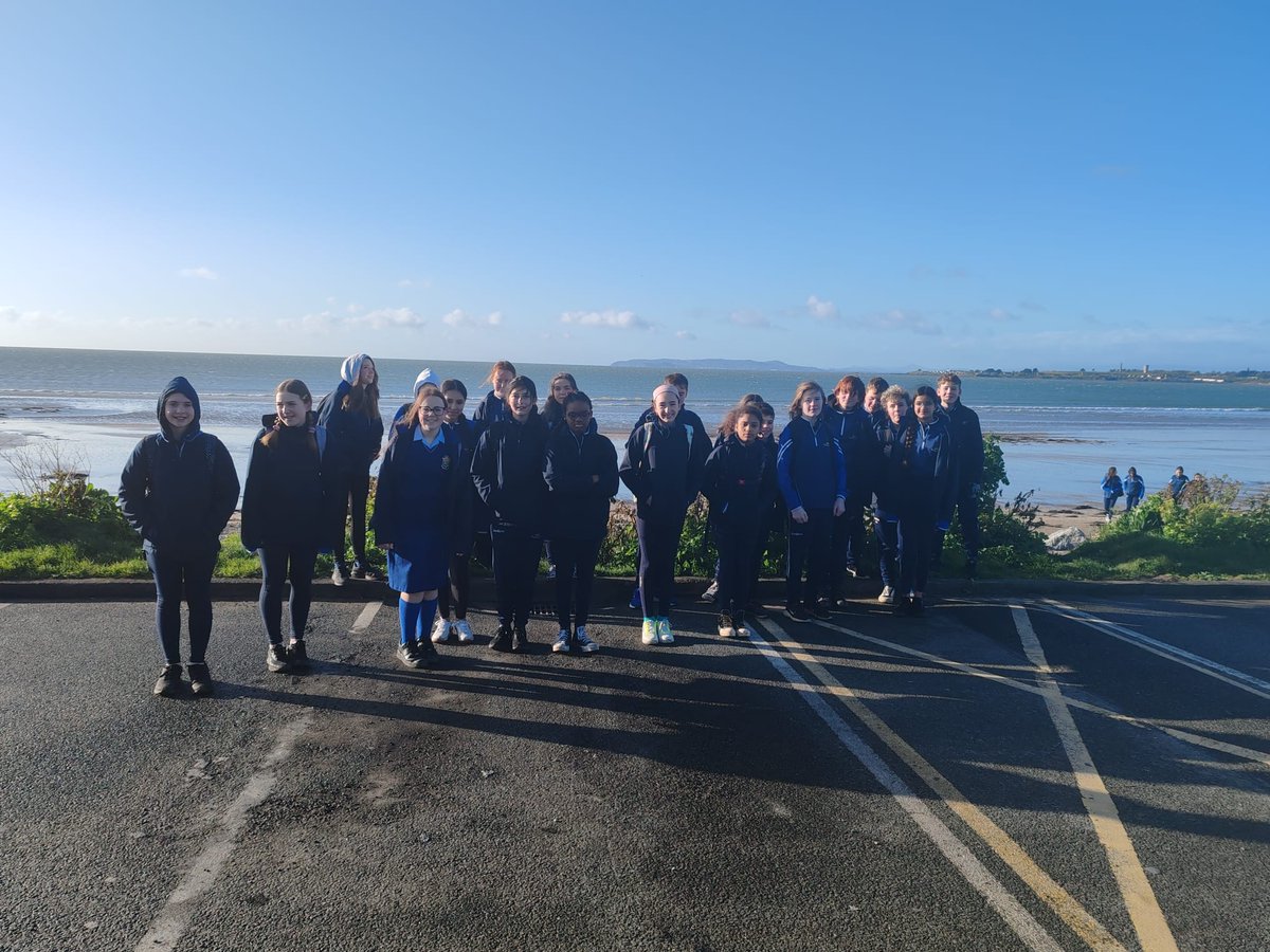 What a beautiful sunny start to our @stjosephsrush Wellbeing Week 💙 Great to see our 1st years and TYs enjoying their sunrise beach walk this morning 🙌 @TYSTJRush @RoisinMcGowan42 @JudiOBoyle @ciaranreade