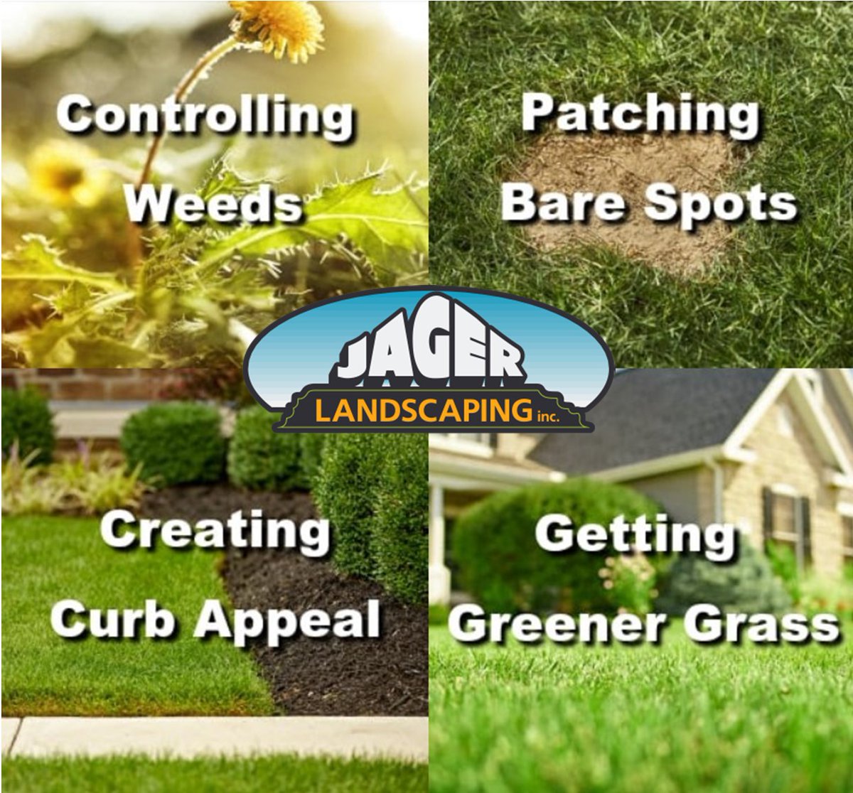 This is what you get when you hire Jager #Landscaping to care for your #lawn & #garden. It's time to make the switch - Call 201-405-1033. #LandscapingCompany #Landscaper #WeedControl #LawnCare