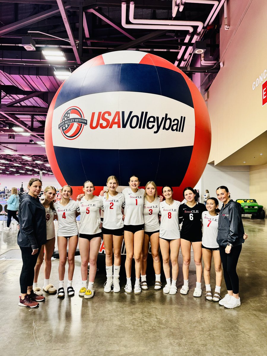 Congratulations to 13 Black for punching their ticket to Dallas! These ladies battled and finished third in Gold at the OVR Bid Qualifier in Columbus! #bosscle ❤️🏐🖤