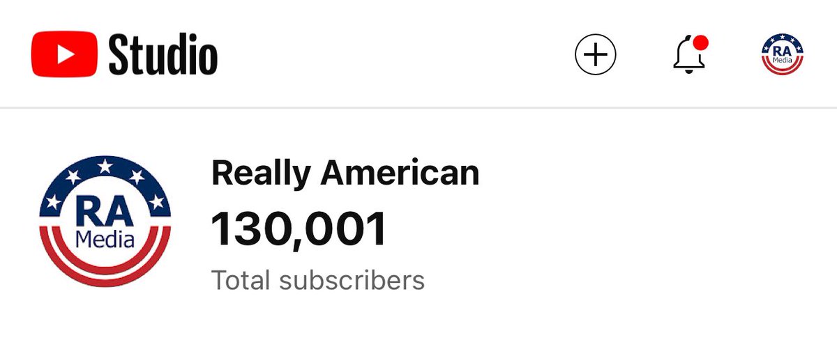 BREAKING: The Really American Media Youtune channel has surpassed 130,000 followers, up 90,000 in under 3 months. Be sure to subscribe here so you don’t miss anything! YouTube.com/c/reallyameric…