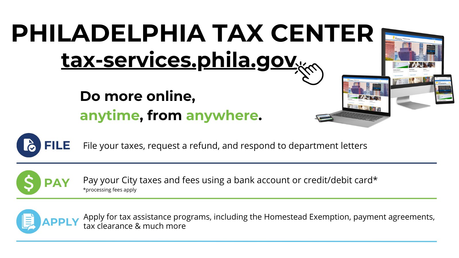 Philadelphia Revenue on X: &ldquo;It&rsquo;s Tax Day! Tax returns for business 