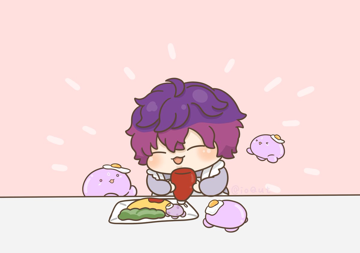 “浮奇とみんなの ”オムライスセットなの可愛い…🥹
#VioletAtelier