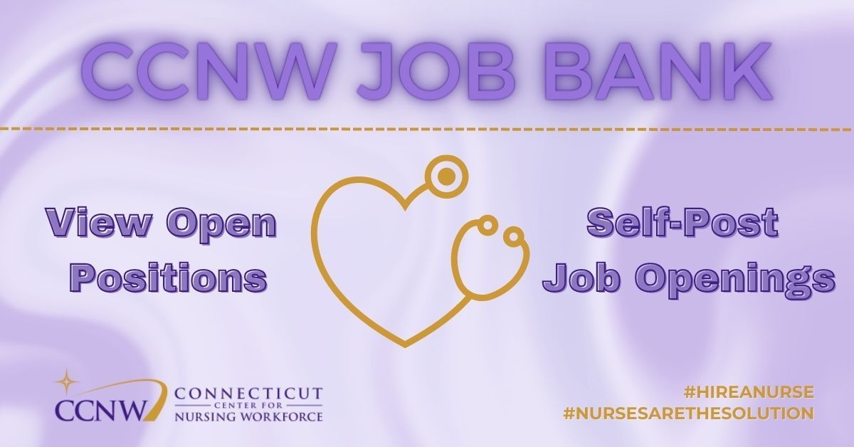 🔎 #CCNWJobBank current open positions: buff.ly/3UitolZ Visit our website this week to view any newly added positions! To set up a free online account and post open positions, email: mktg@ctcenterfornursingworkforce.com. #nursingworkforce #CCNW #nursingcareers