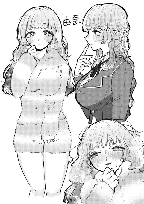 そういえばそれ近の設定画載せてなかったな〜と思ったんだけどゆな姉が初期の方がだいぶやばかったのとキャラデザが原稿入ってからもなかなか決まらなくて悩んでたからちゃんとしたのがないんだよな… 