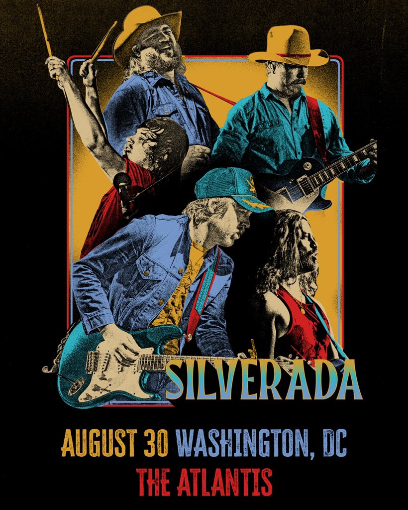 It’s been a hot minute since we were last in Washington DC but the wait is over! Looking forward to returning on August 30 with a night at The Atlantis! Tickets go on sale THIS FRIDAY at 10am Eastern at Silverada.com 🧨